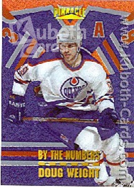NHL 1996 / 97 Pinnacle By The Numbers - No 5 of 15 - Weight
