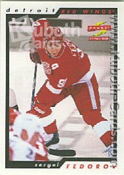 NHL 1996 / 97 Score Samples - No 77 - Sergei Fedorov