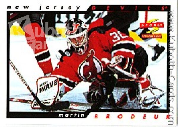 NHL 1996 / 97 Score - No 10 - Martin Brodeur