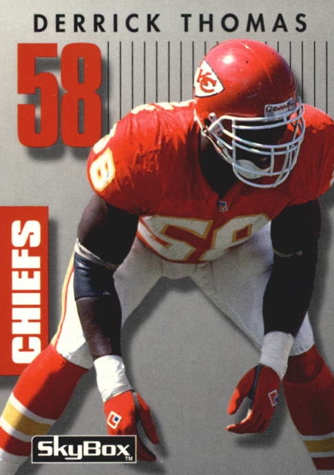 NFL 1992 SkyBox Prime Time - No 058 - Derrick Thomas