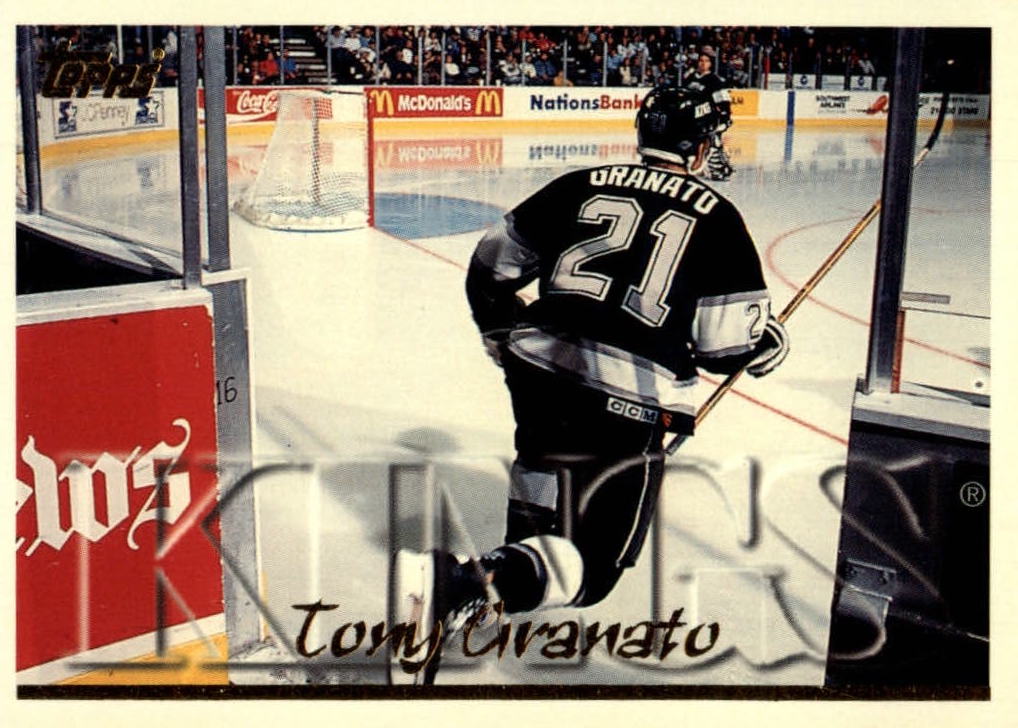 NHL 1995/96 Topps - No. 58 - Tony Granato
