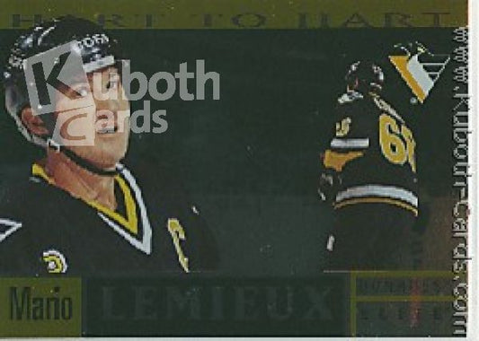 NHL 1996-97 Donruss Elite Hart to Hart - No 4 of 6 - Mario Lemieux