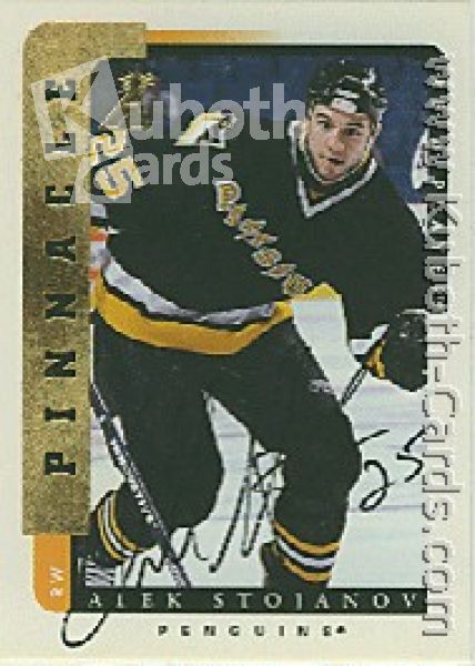 NHL 1996 / 97 Be A Player Autographs - No 80 - Alek Stojanov