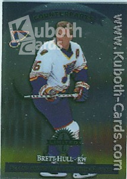 NHL 1997 / 98 Donruss Limited - No 185 - Brett Hull / Martin Gelinas