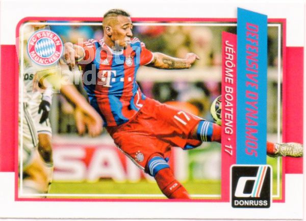 Fus 2015-16 Donruss Defensive Dynamos - No 3 - Boateng