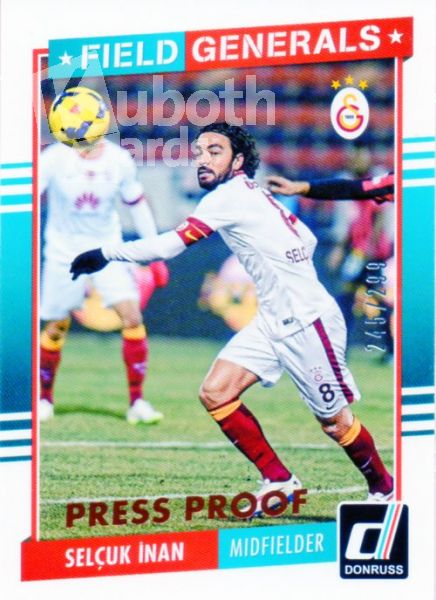 Fus 2015-16 Donruss Field Generals - No 13 - Selcuk Inan