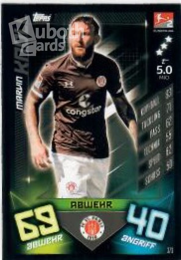 Fussball 2019-20 Topps Match Attax Bundesliga 2 - No 373 - Marvin Knoll