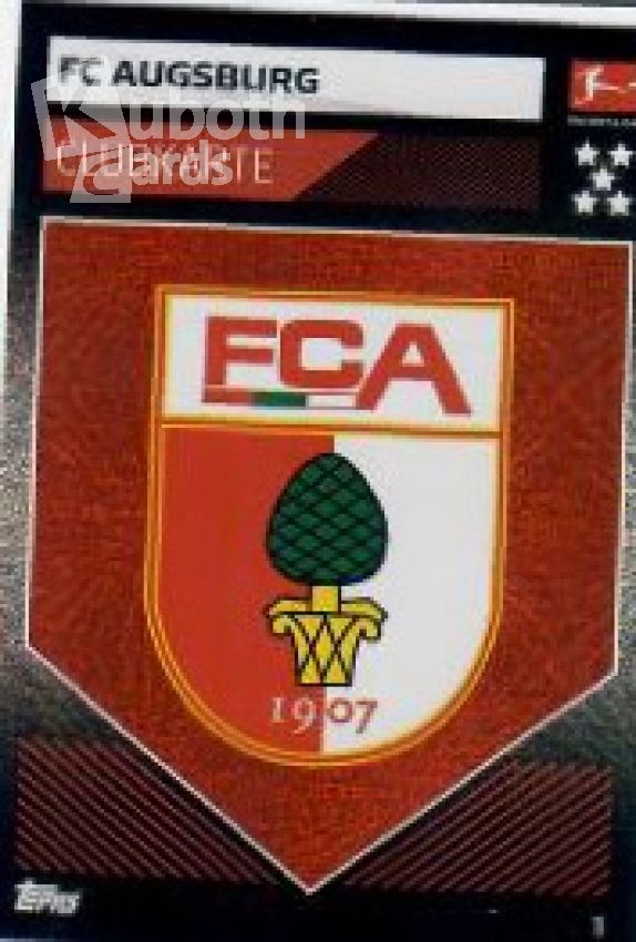 Fussball 2019-20 Topps Match Attax - No 10 - FC Augsburg