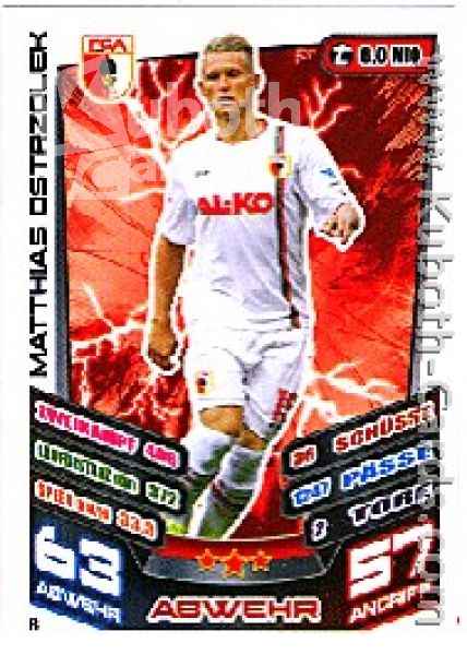 Fussball 2013-14 Topps Match Attax - No 6 - Matthias Ostrzolek