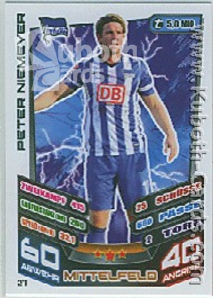 Fussball 2013-14 Topps Match Attax - No 27 - Peter Niemeyer