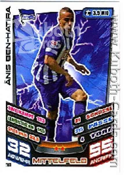 Fussball 2013-14 Topps Match Attax - No 30 - Änis Ben-Hatira
