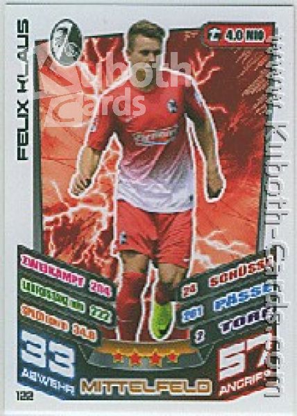 Fussball 2013-14 Topps Match Attax - No 122 - Felix Klaus