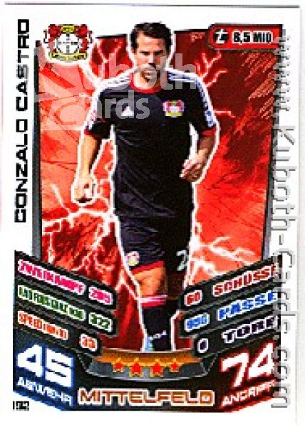 Fussball 2013-14 Topps Match Attax - No 192 - Gonzalo Castro