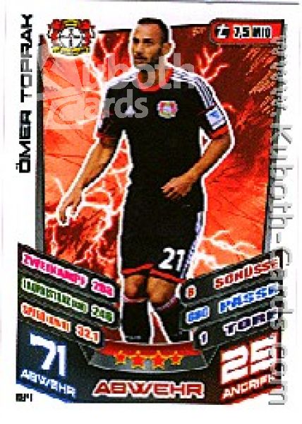 Fussball 2013-14 Topps Match Attax - No 184 - Ömer Toprak