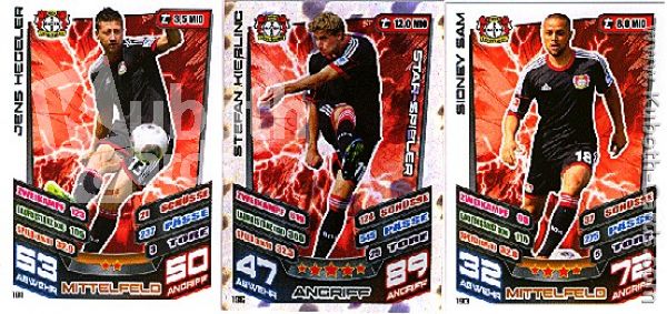 Soccer 2013-14 Topps Match Attax - No 181 - 198 - Leverkusen
