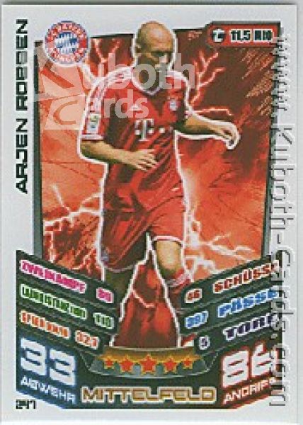 Soccer 2013-14 Topps Match Attax - No 247 - Arjen Robben