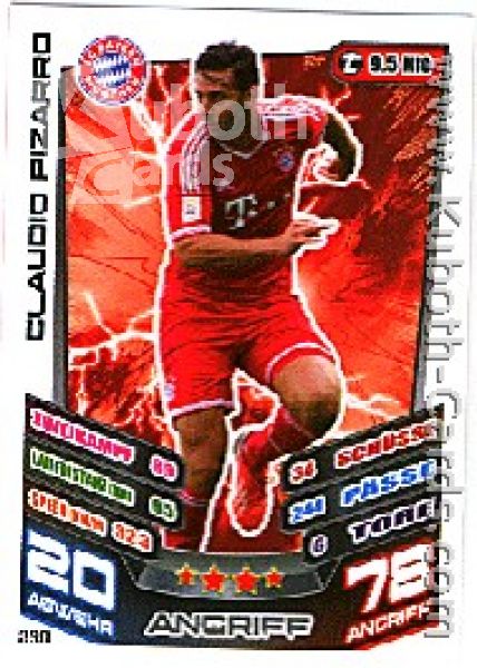 Fussball 2013-14 Topps Match Attax - No 250 - Claudio Pizarro