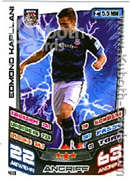 Soccer 2013-14 Topps Match Attax - No 410 - Edmond Kapllani