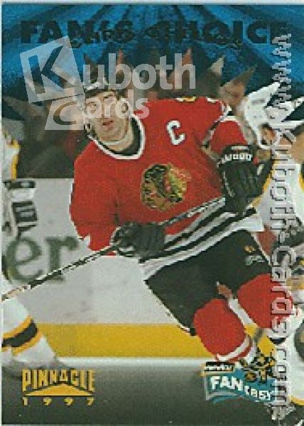 NHL 1996 / 97 Pinnacle Fantasy - No FC 11 of 20 - Chris Chelios