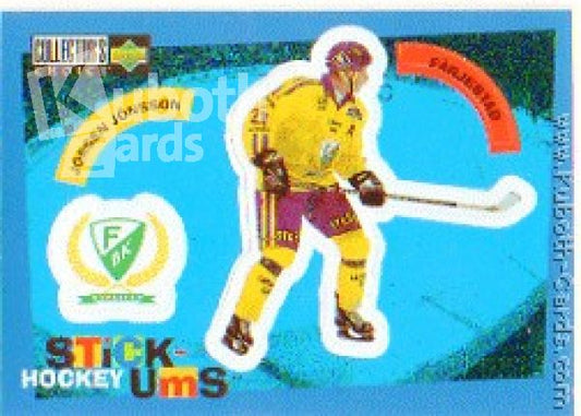 SHL 1997 / 98 Swedish Collector's Choice Stick'Ums - No S4 - Jörgen Jönssen