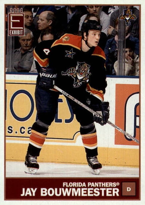 NHL 2003-04 Pacific Exhibit - No 62 - Jay Bouweester