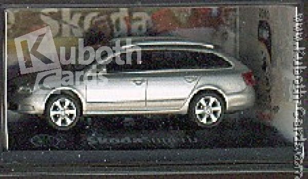 WM 2010 Germany - Skoda Superb - Modellauto metallicblau