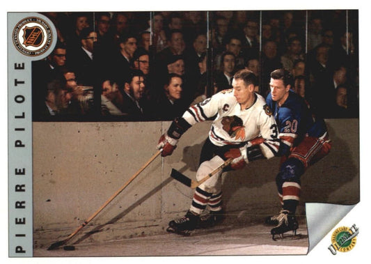 NHL 1991-92 Ultimate Original Six - No 63 - Pierre Pilote