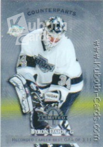 NHL 1997-98 Donruss Limited - No 63 - Byron Dafoe / Steve Shields