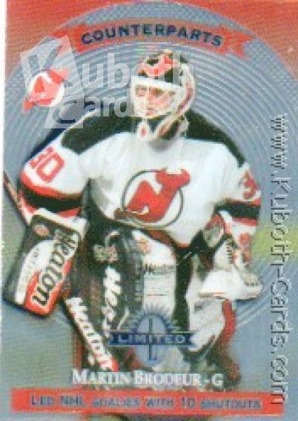NHL 1997-98 Donruss Limited - No 150 - Martin Brodeur / Stephane Fiset