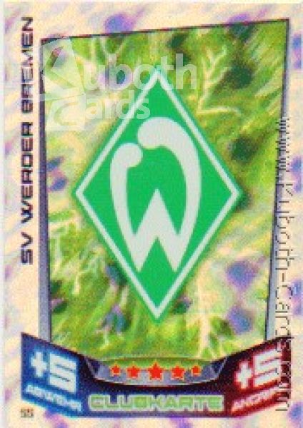 Fussball 2013-14 Topps Match Attax - No 55 - Logo Bremen