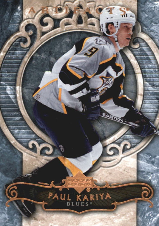 NHL 2007-08 Artifacts - No 65 - Paul Kariya
