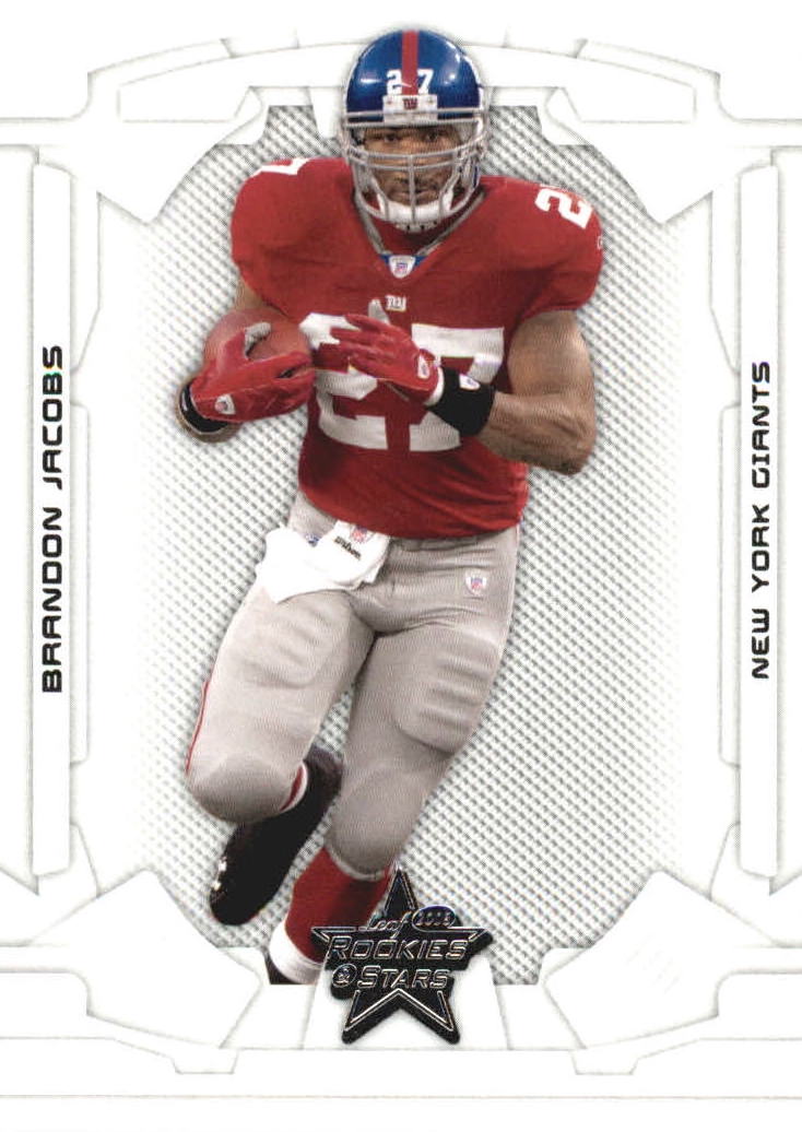 NFL 2008 Leaf Rookies and Stars - No 65 - Brandon Jacobs