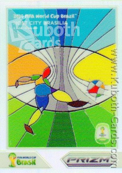 Fussball 2014 Panini Prizm World Cup Posters Prizms - No 2 - Host City Brasilia
