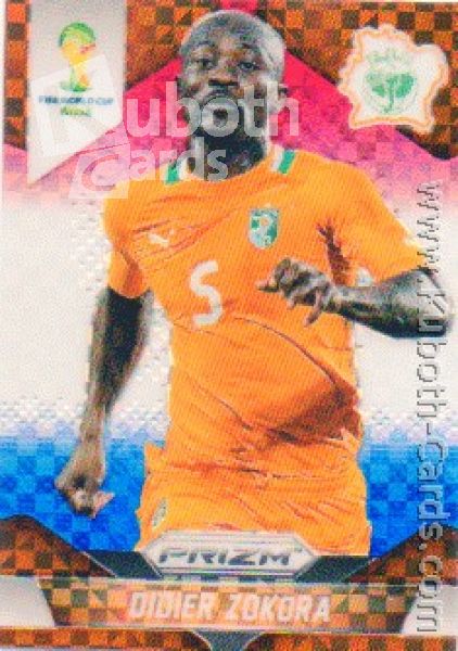 Fussball 2014 Panini Prizm Power Plaid Prizms - No 58 - Didier Zokora