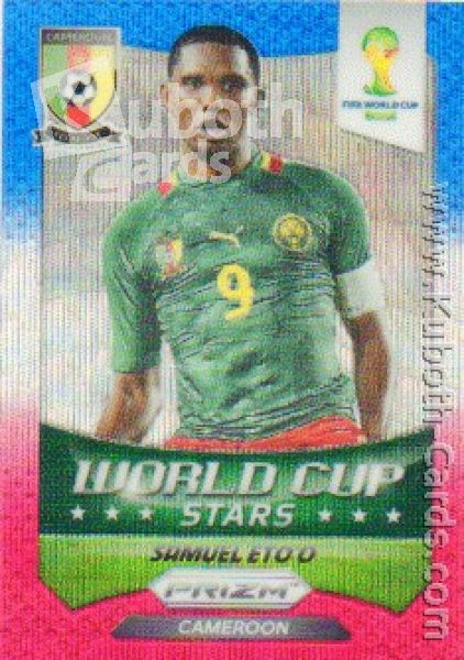 Fussball 2014 Panini Prizm World Cup Stars Wave Prizms - No 9 - Samuel Eto'o