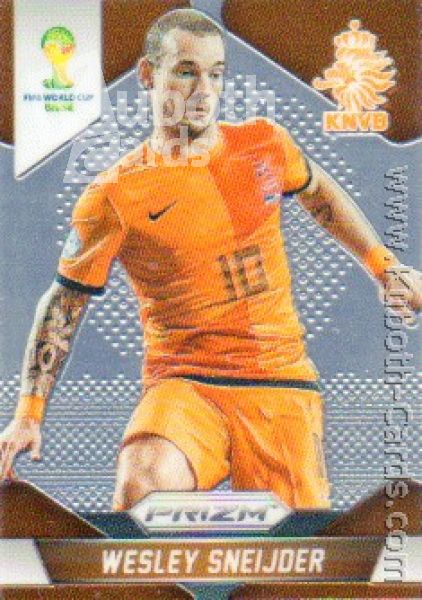 Fussball 2014 Panini Prizm - No 33 - Wesley Sneijder