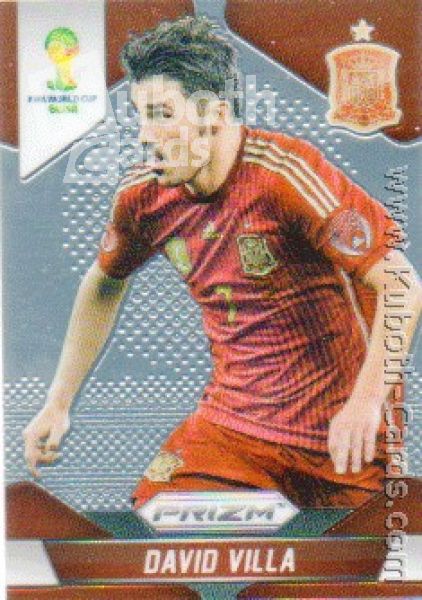 Fussball 2014 Panini Prizm - No 178 - David Villa