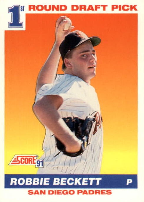 MLB 1991 Score - No 673 - Robbie Beckett