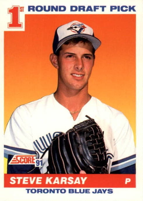 MLB 1991 Score - No 675 - Steve Karsay