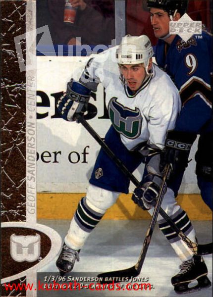 NHL 1996 / 97 Upper Deck - No 75 - Geoff Sanderson