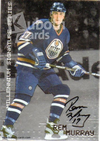 NHL 1999-00 BAP Millennium Autographs - No 104 - Rem Murray