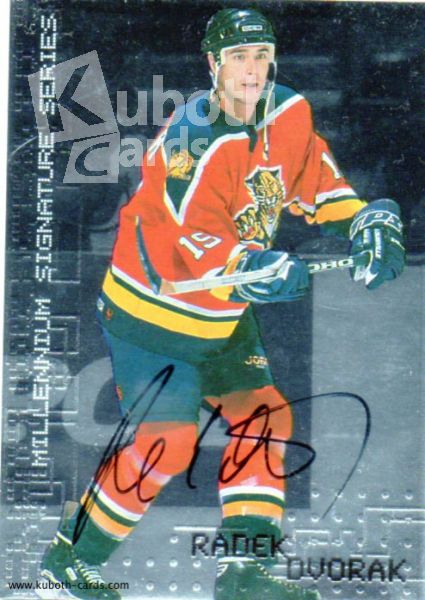 NHL 1999-00 BAP Millennium Autographs - No 111 - Radek Dvorak