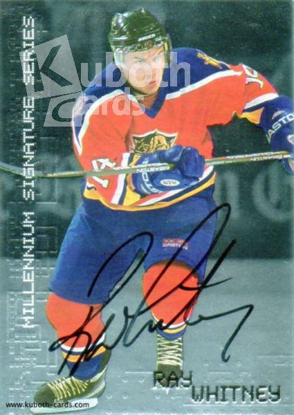 NHL 1999-00 BAP Millennium Autographs - No 112 - Ray Whitney