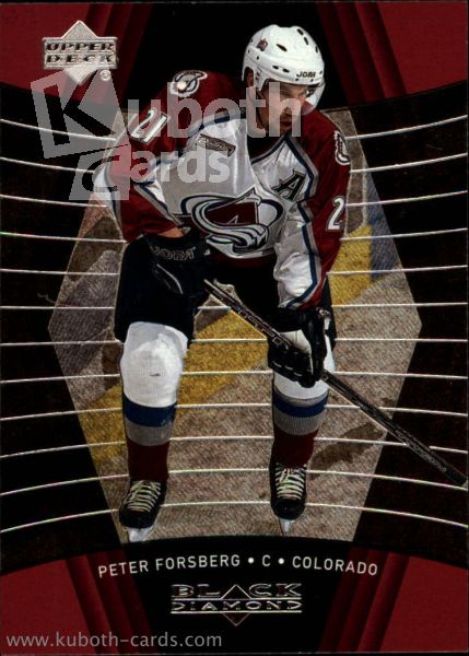 NHL 1999-00 Black Diamond - No 26 - Peter Forsberg