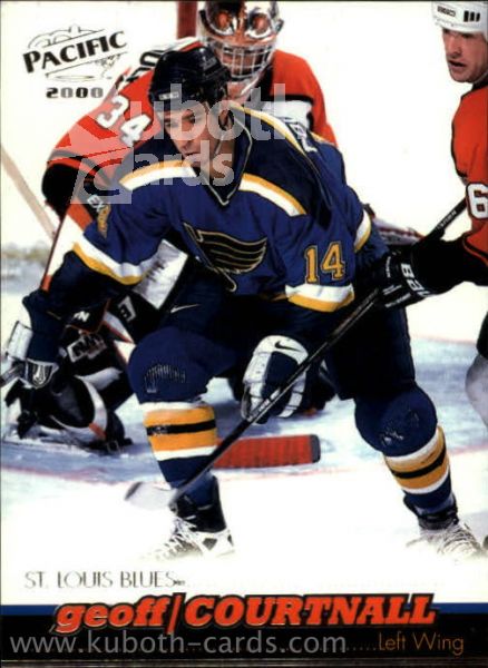NHL 1999-00 Pacific - No 354 - Geoff Courtnall