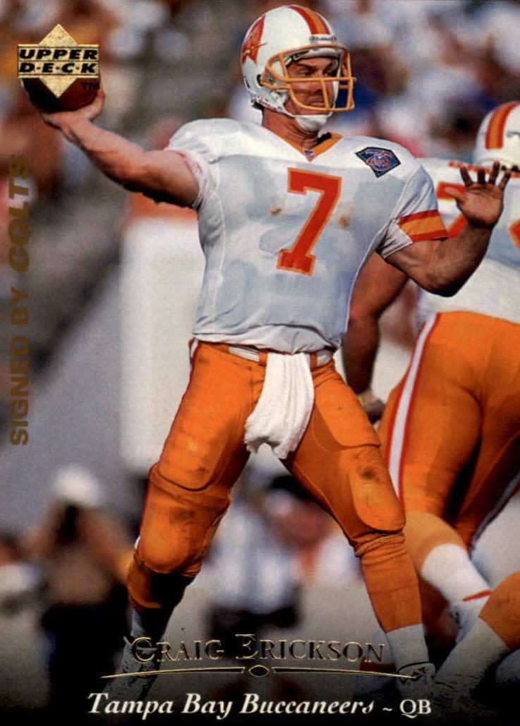 NFL 1995 Upper Deck - No 68 - Craig Erickson