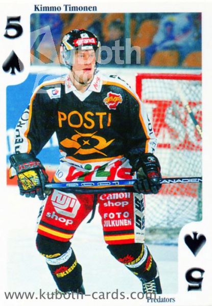 NHL 1999-00 Finnish Cardset Aces High - No S5 - Kimmo Timonen