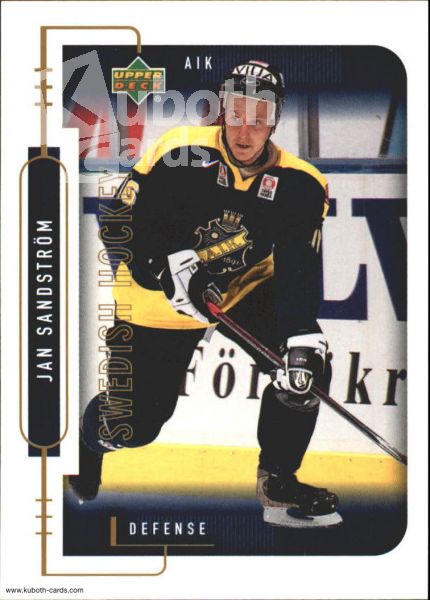 NHL 1999-00 Swedish Upper Deck - No 5 - Jan Sandström