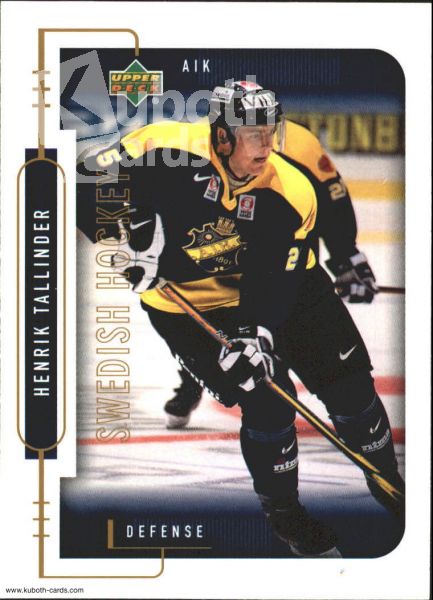 NHL 1999-00 Swedish Upper Deck - No 7 - Henrik Tallinder