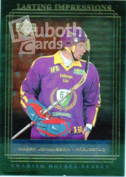 NHL 1999-00 Swedish Upper Deck Lasting Impressions - No L4 - Roger Johansson